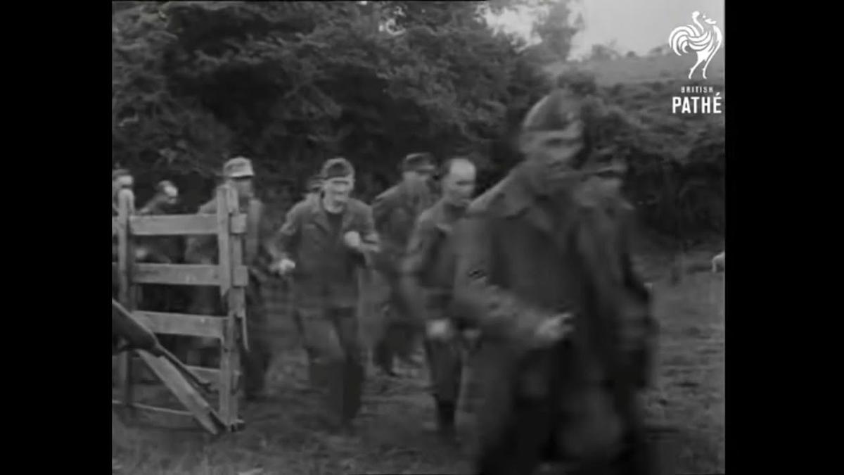 Germans surrendering in 1945.